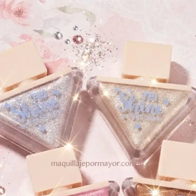 Sombra Glitter Dourada